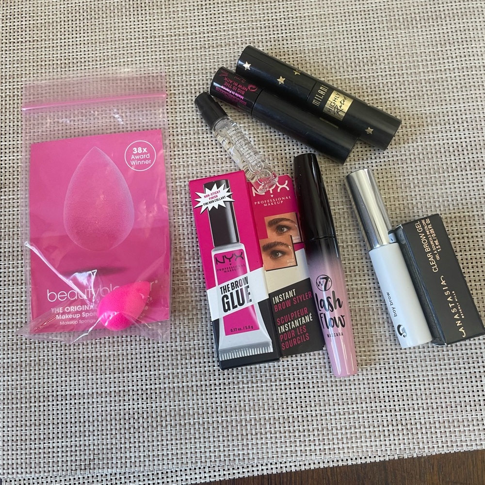 NEW Anastasia Beverly Hills Brow Bundle NYX Milani Beauty Blender Lot